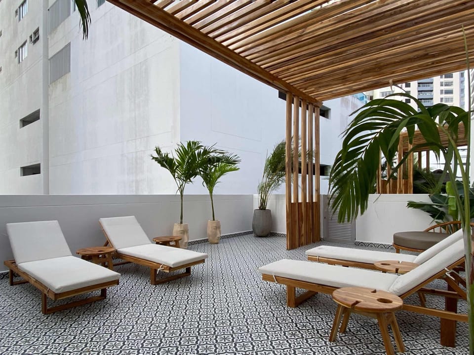 Modern terrace