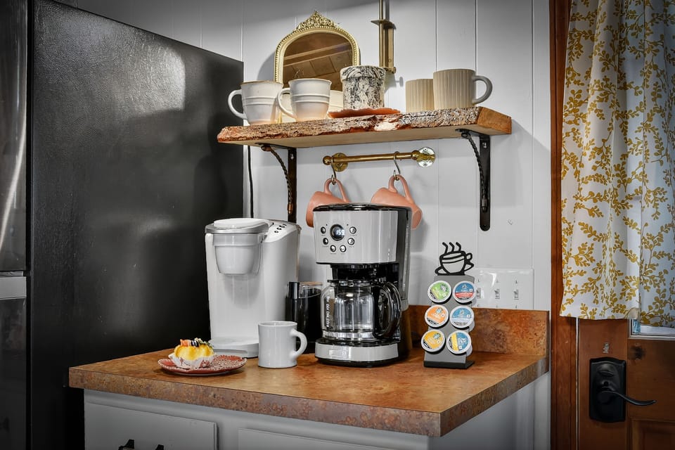 Start your day with fresh coffee and mountain serenity