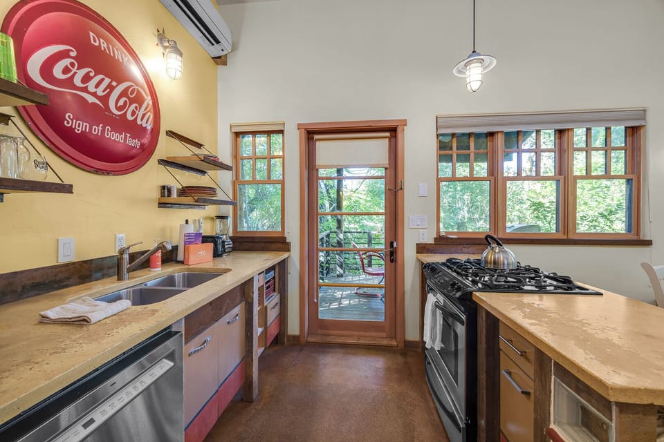 Whip up your favorite meals in this beautifully designed kitchen