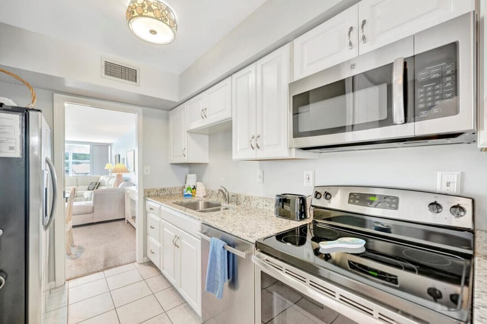 Fully stocked kitchen