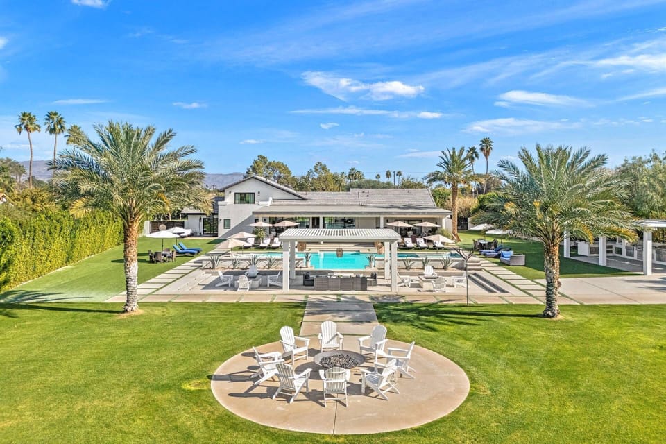 Back yard and main feature of this beautiful home