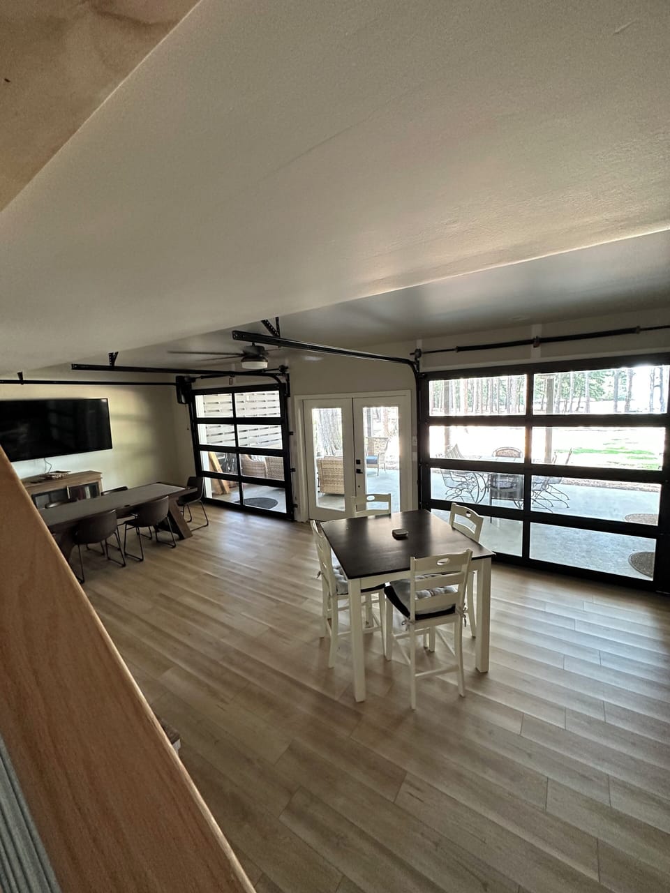 Terrance level living area