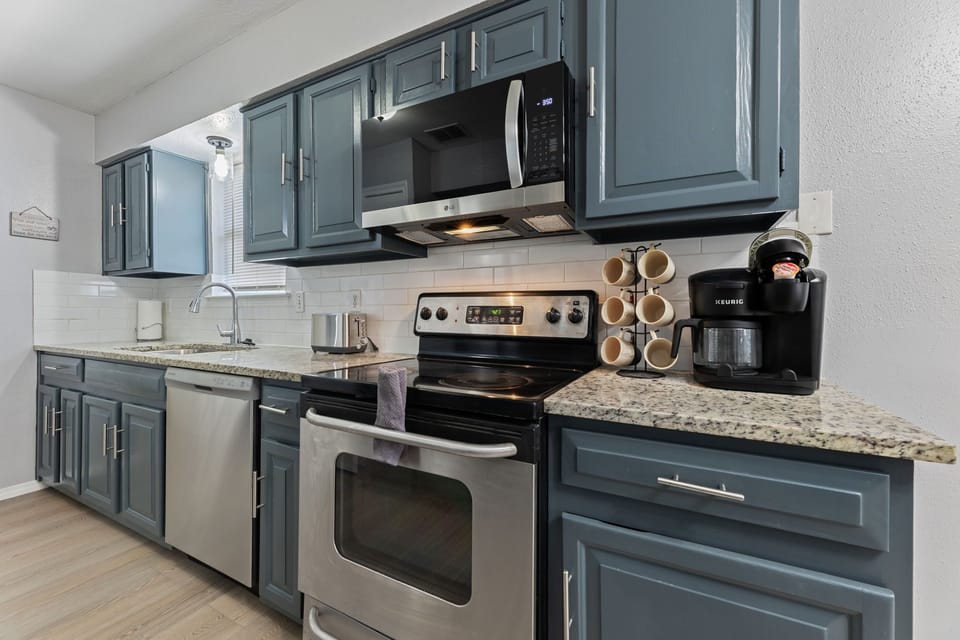 Cook, dine, and create memories in the fully equipped kitchen