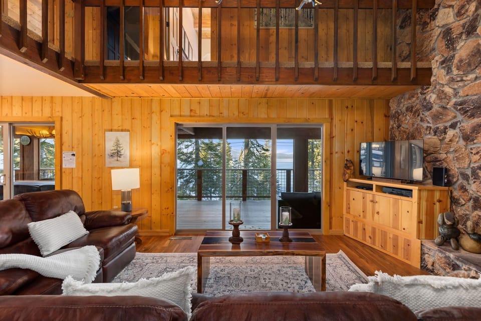 Living Room with Lake View