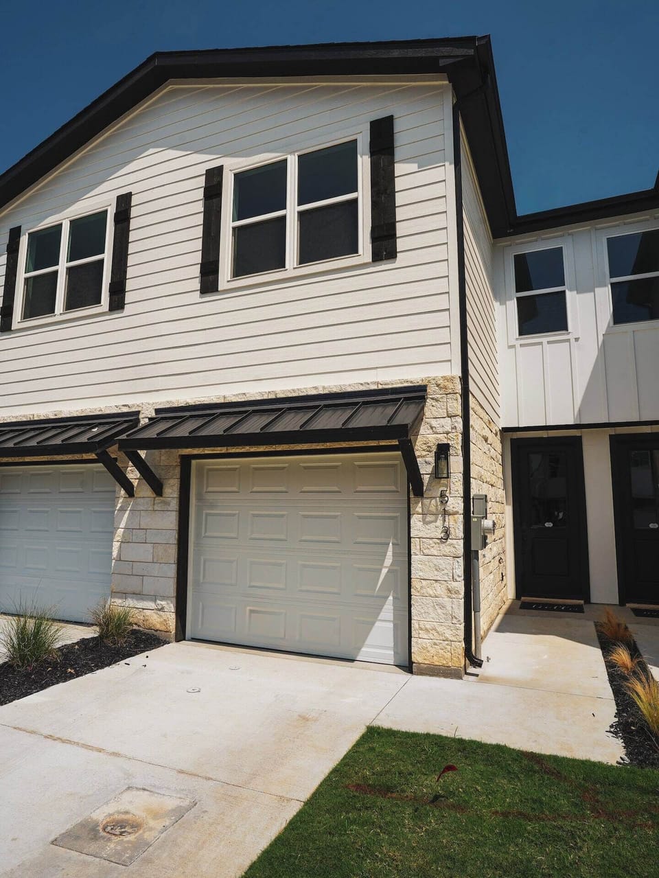 Front of townhome