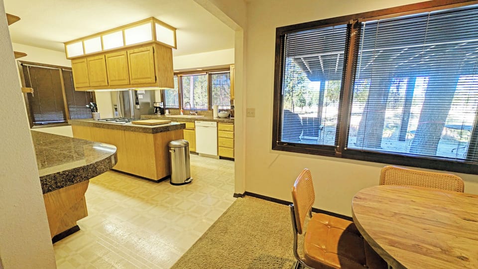 Behind the Nook is the Kitchen