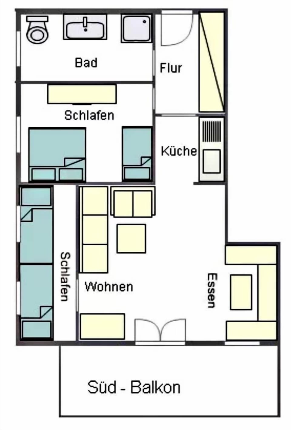 Wohnung 5 - Grundriss