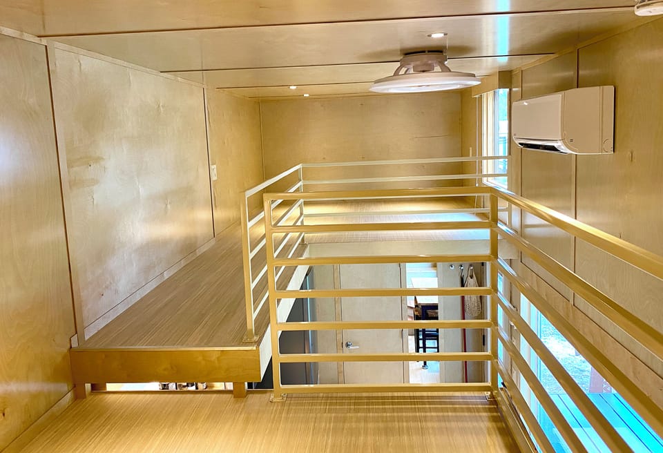 Maple interior with a continued loft area for plenty of storage.