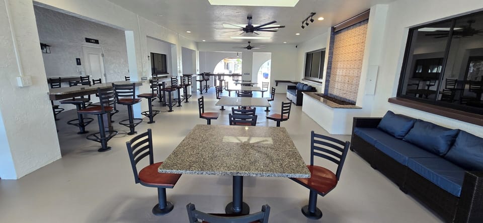Westside eating area