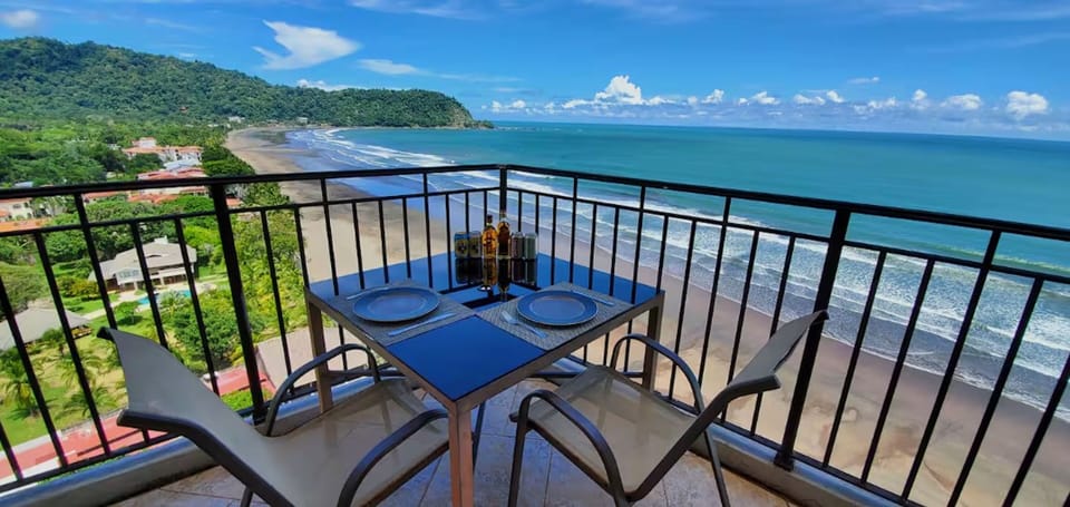 Panoramic Beach Views for Lunch on the Penthouse Balcony. Book Now!