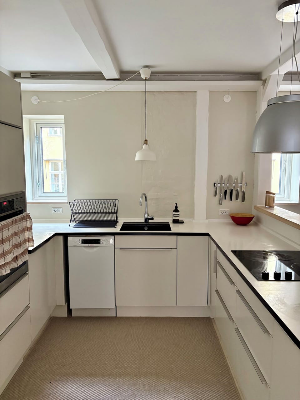 Fully equipped modern kitchen