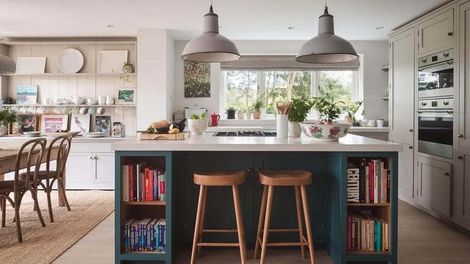Breakfast Bar in Spacious Kitchen 