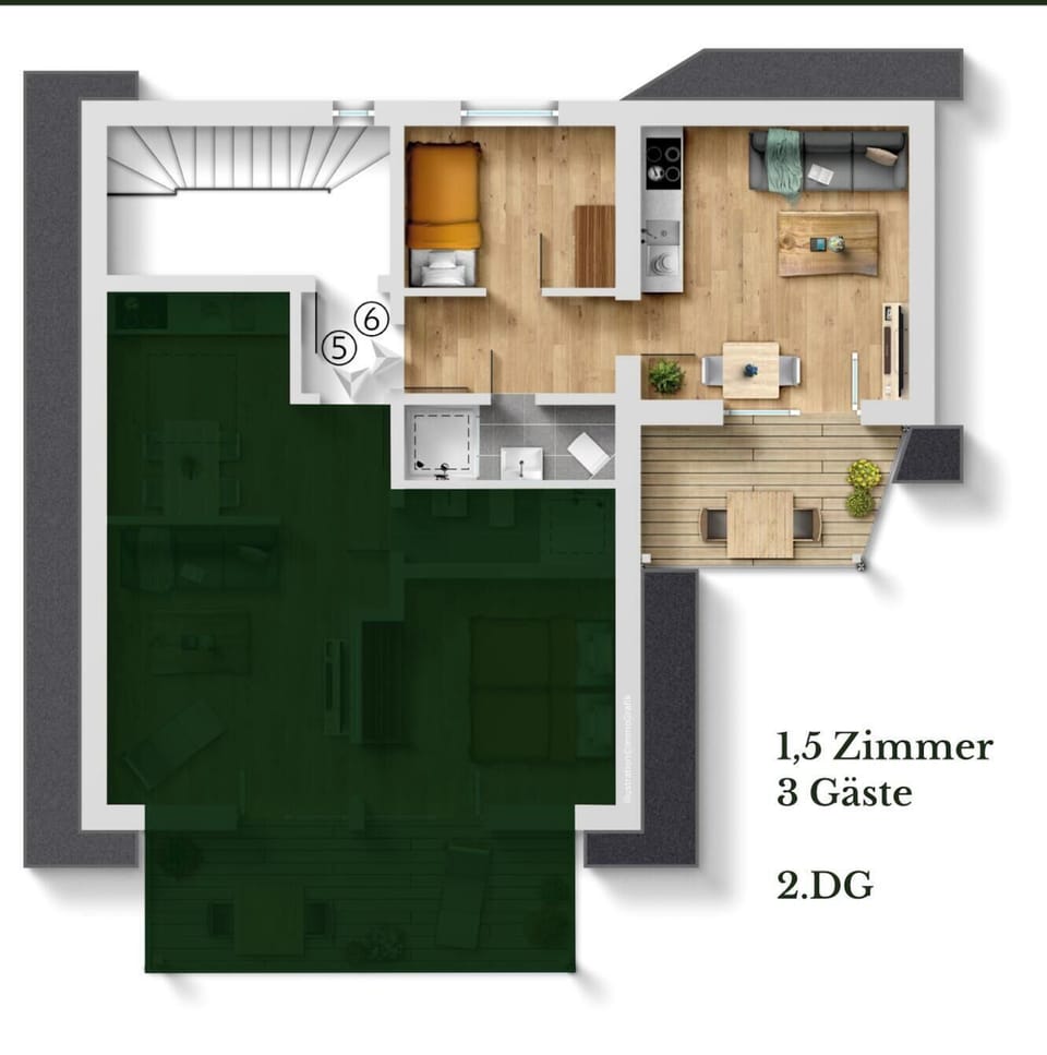 Suite 6 Grundriss