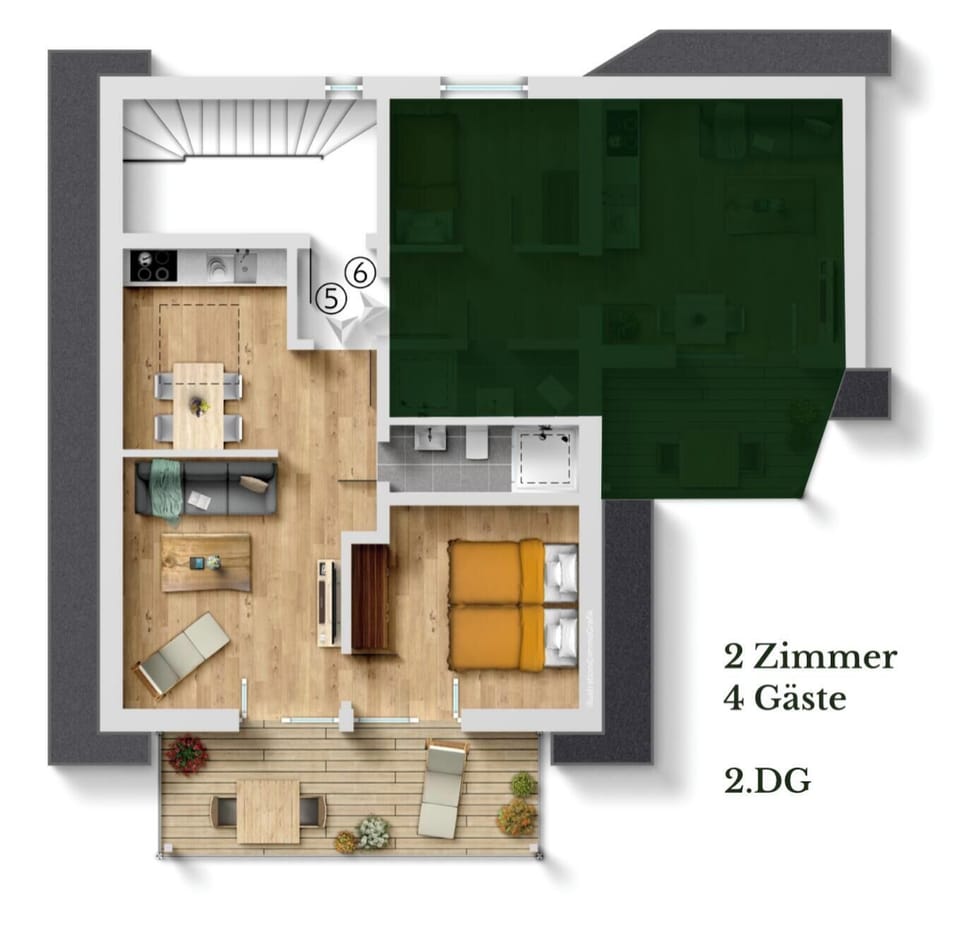 Suite 5 Grundriss