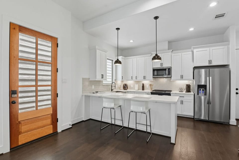 Entrance and Kitchen
