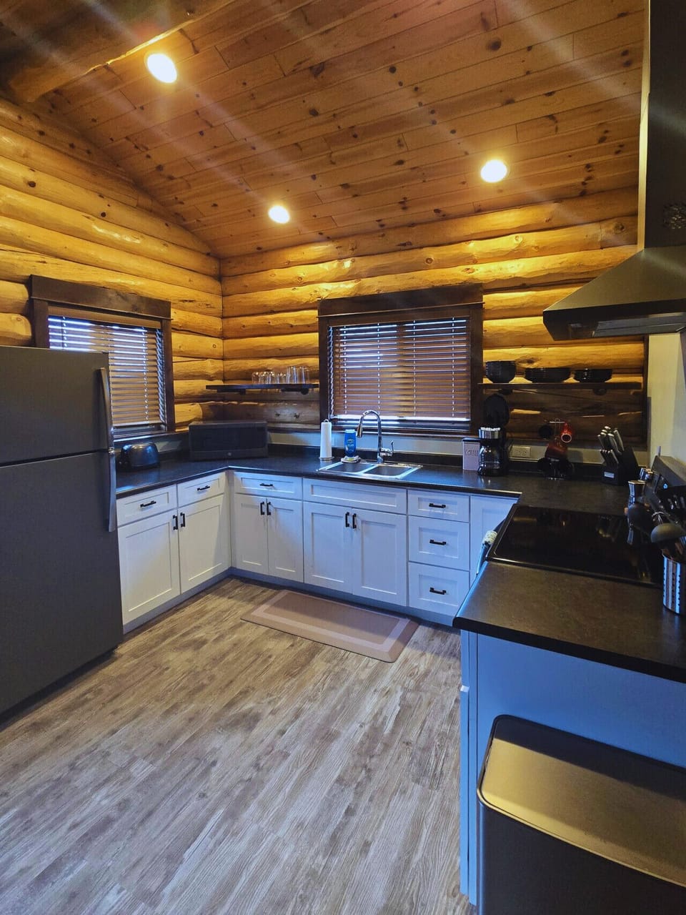 Kitchen with all the basics needed