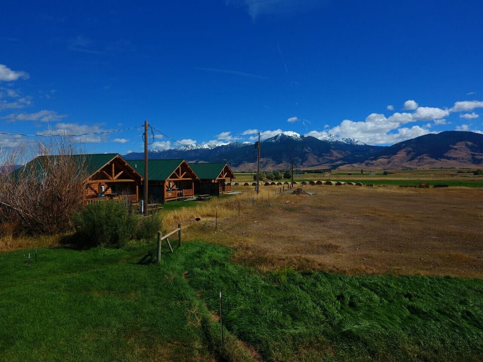 Cabin 1, closest on the left
