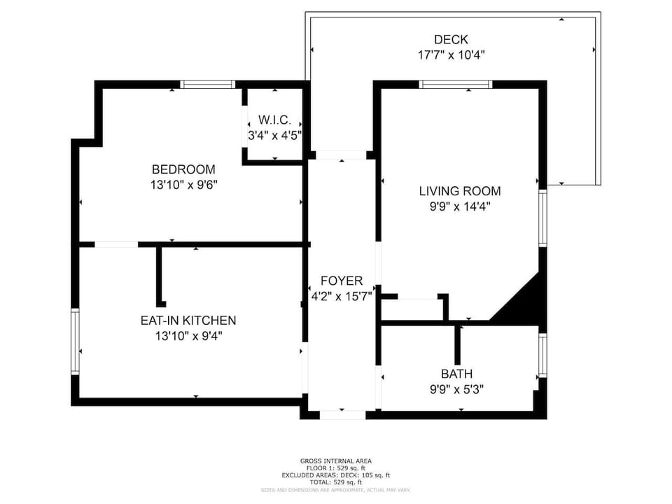 Spacious layout with room to relax, cook, and recharge.