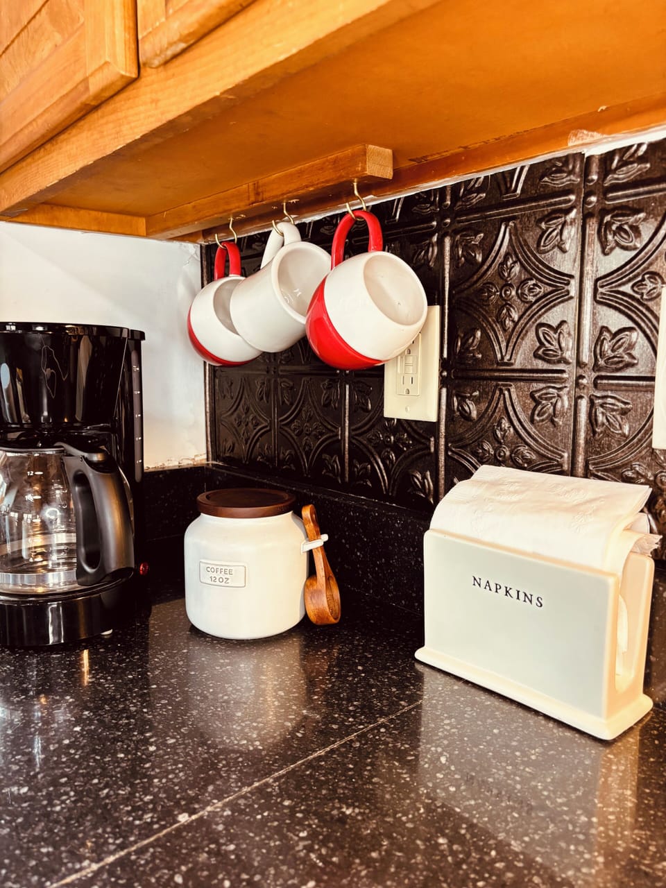 Some coffee should be there for you, but a general store is close by for more.