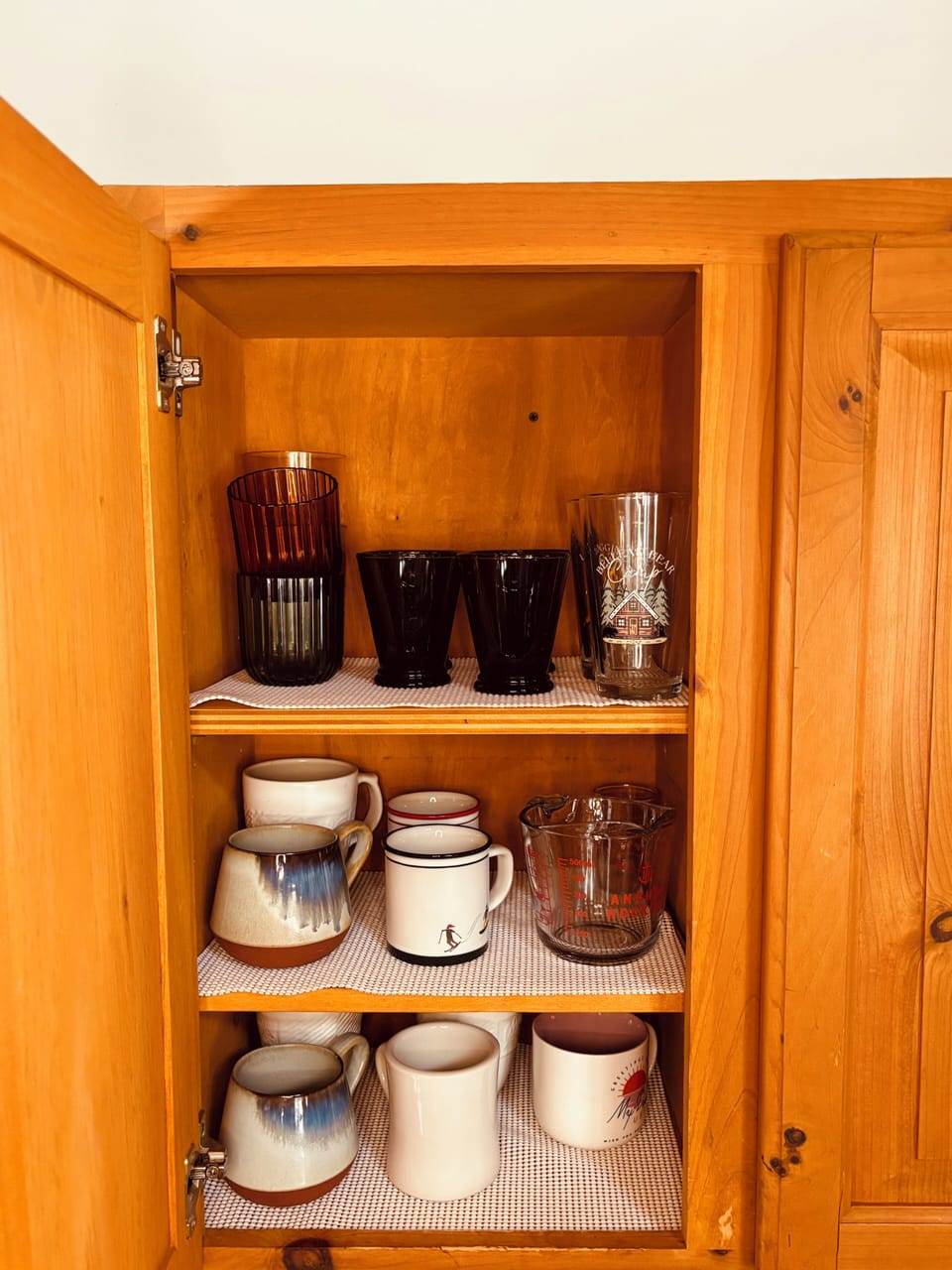 Enough different mugs and cups that no one drinks from the wrong one.