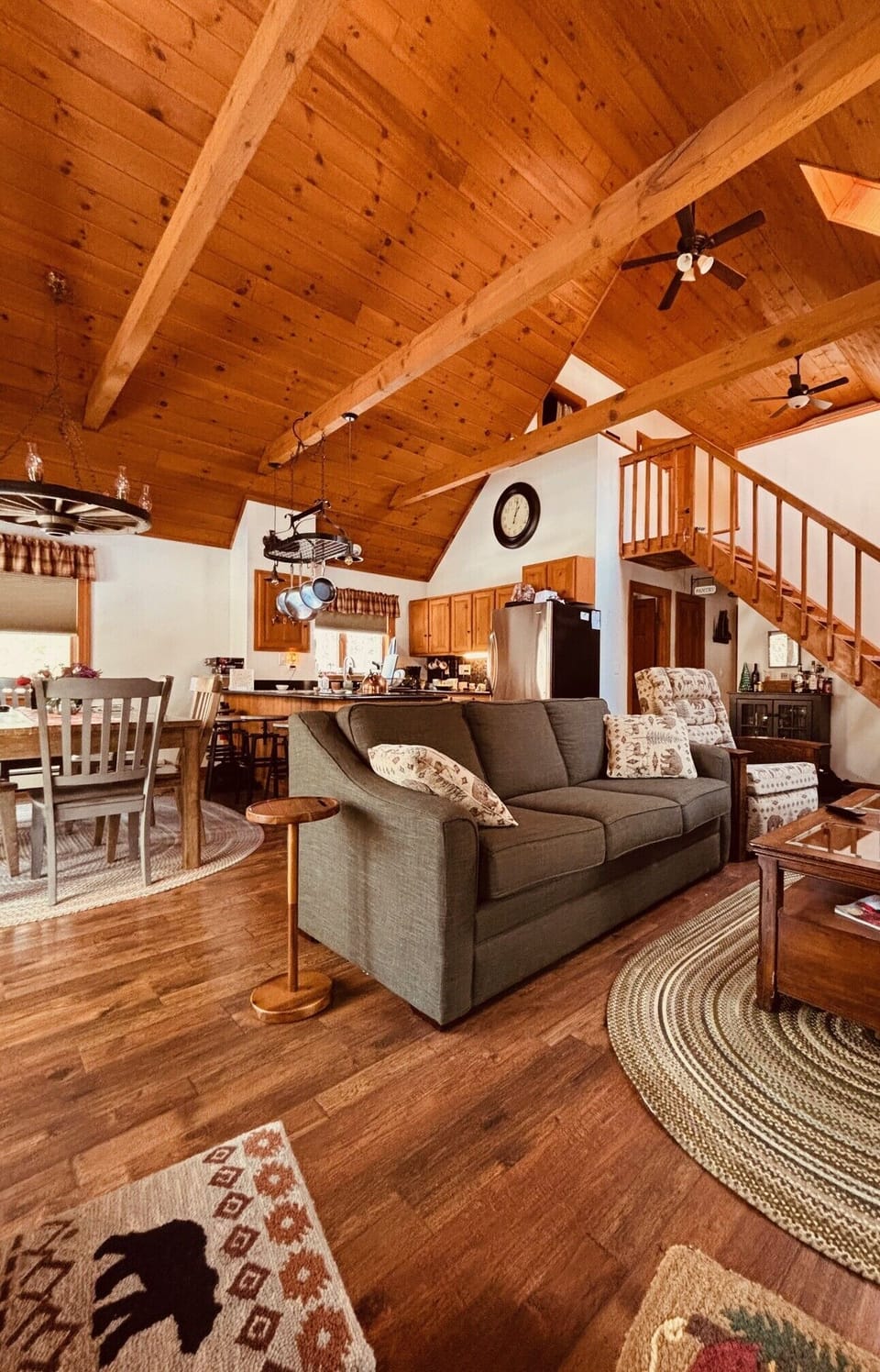 Our cozy living room provides plenty of options for a snooze fest.