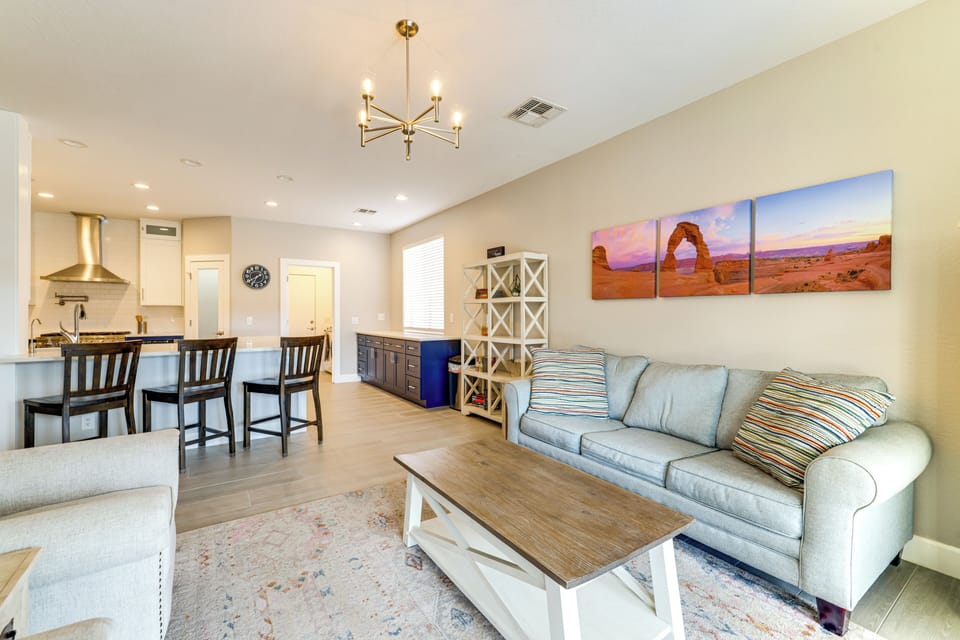 Living Room 1 | Sleeper Sofa | 1st Floor | Central A/C & Heat