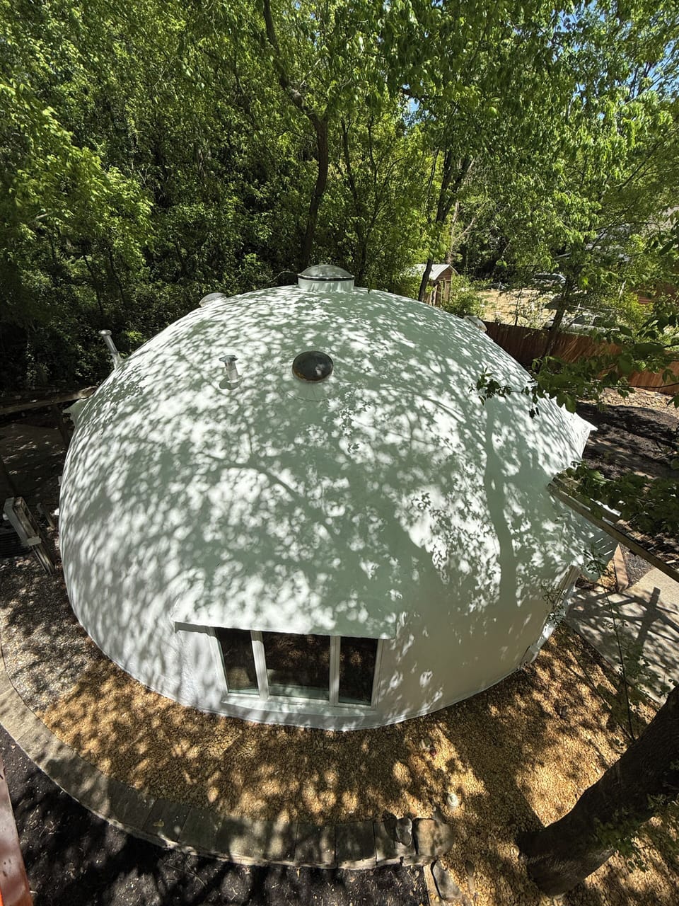 Monolithic Dome Home from above.