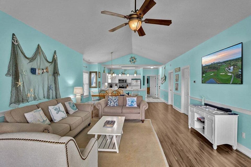 Living, Dinning, Kitchen.