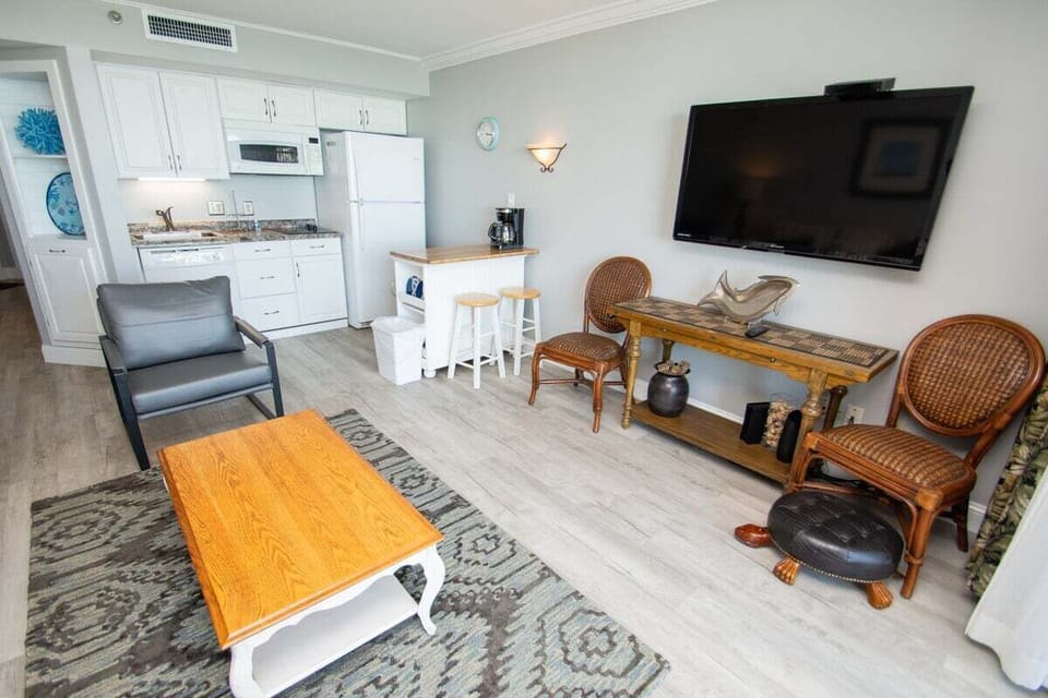 Living, Dinning, Kitchen.