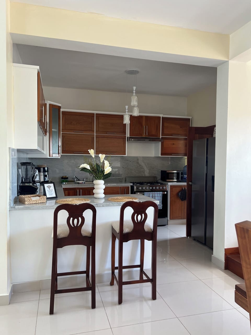 Fully equipped kitchen