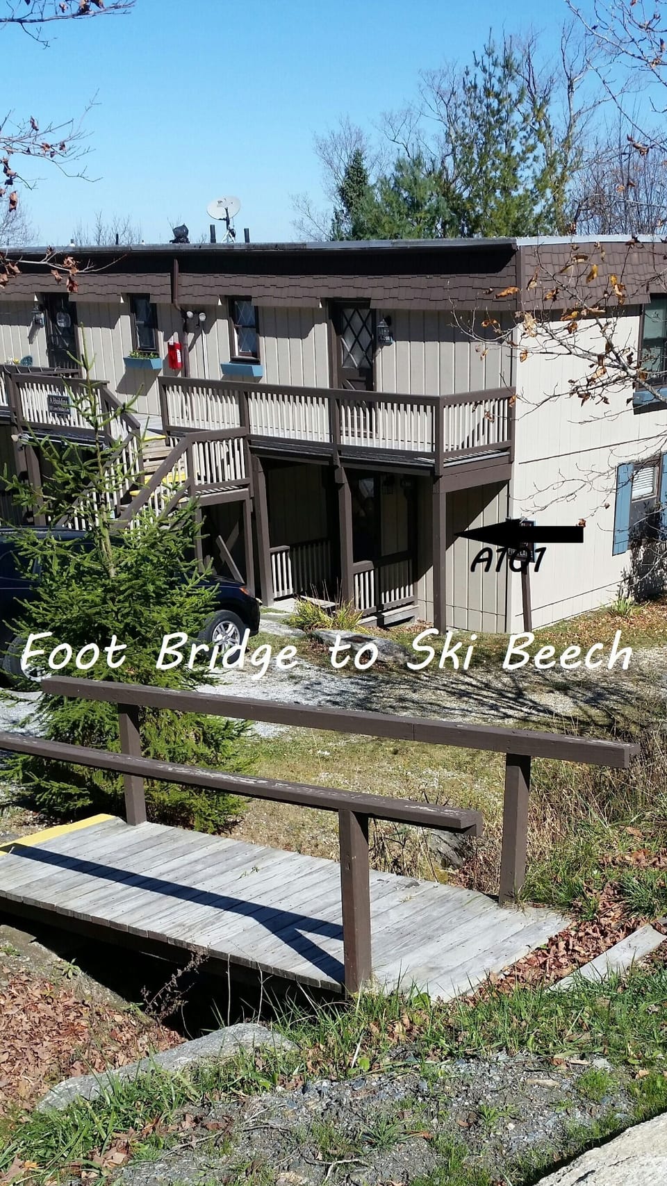 Easy access to the resort.