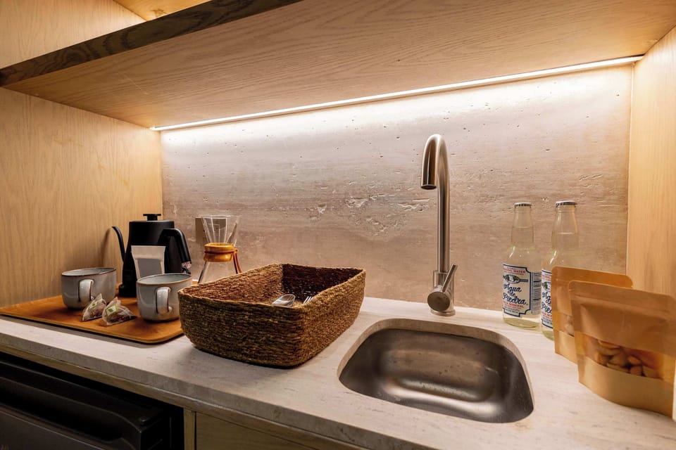 Relax with a view and a closet designed for convenience


