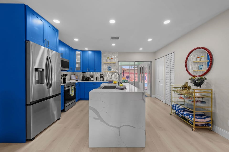 Your culinary adventure starts here. This kitchen is stocked and ready for everything from your morning coffee to a gourmet meal.