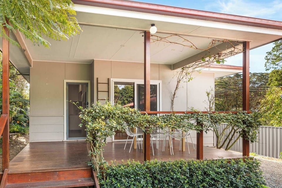 Covered rear patio