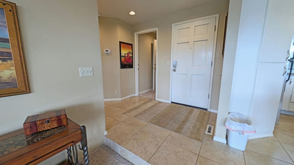 Off the entry is hallway