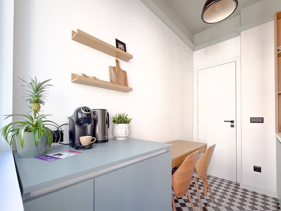 Coffee corner stocked for your morning start