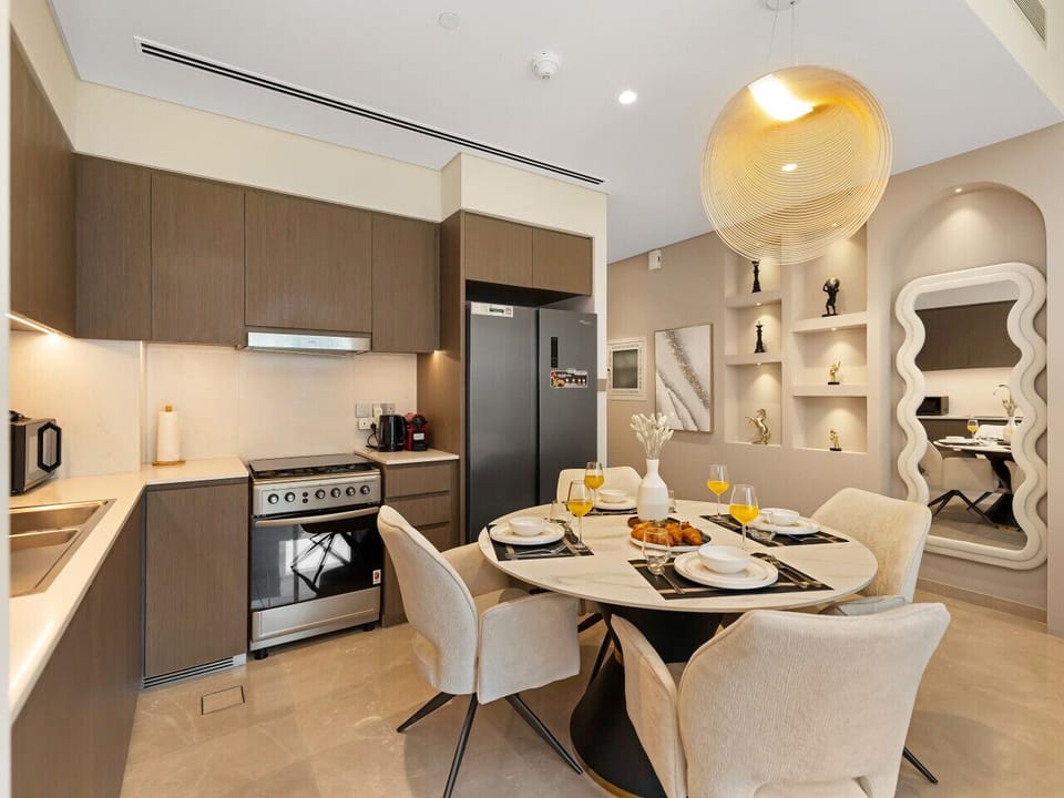Fully Equipped Modern Kitchen and dining