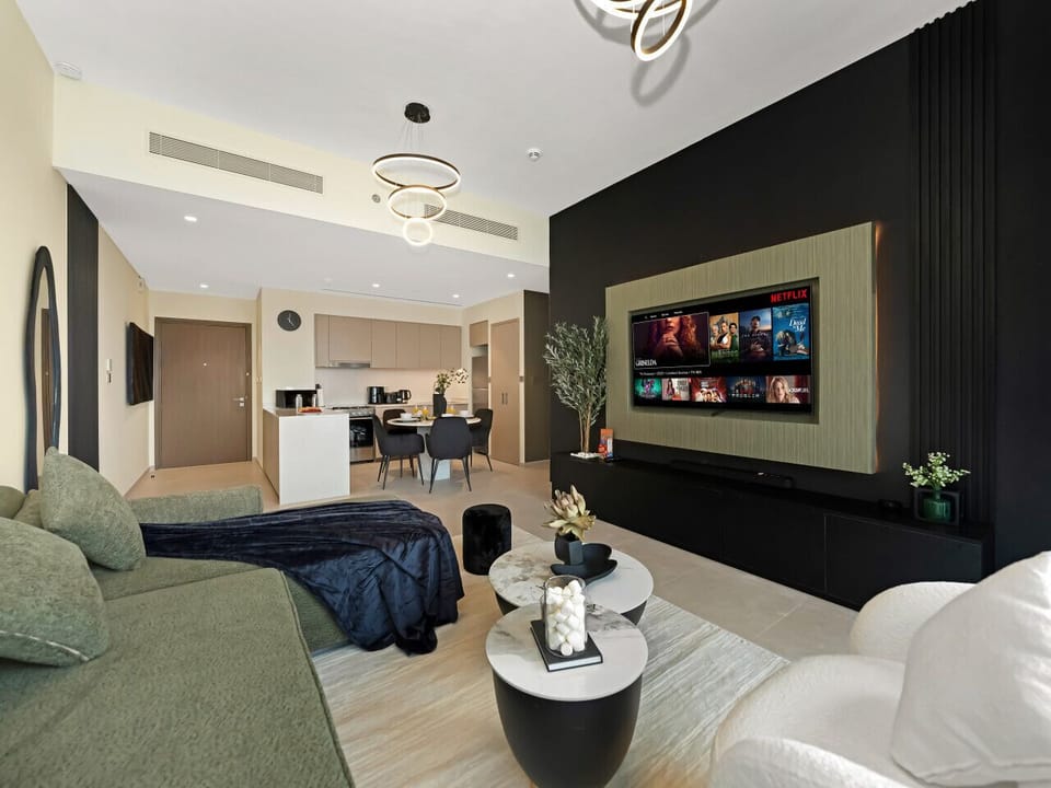 Relax and stream your favorites on the Smart TV