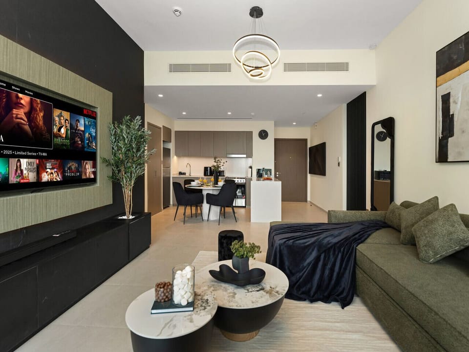 Relax and stream your favorites on the Smart TV