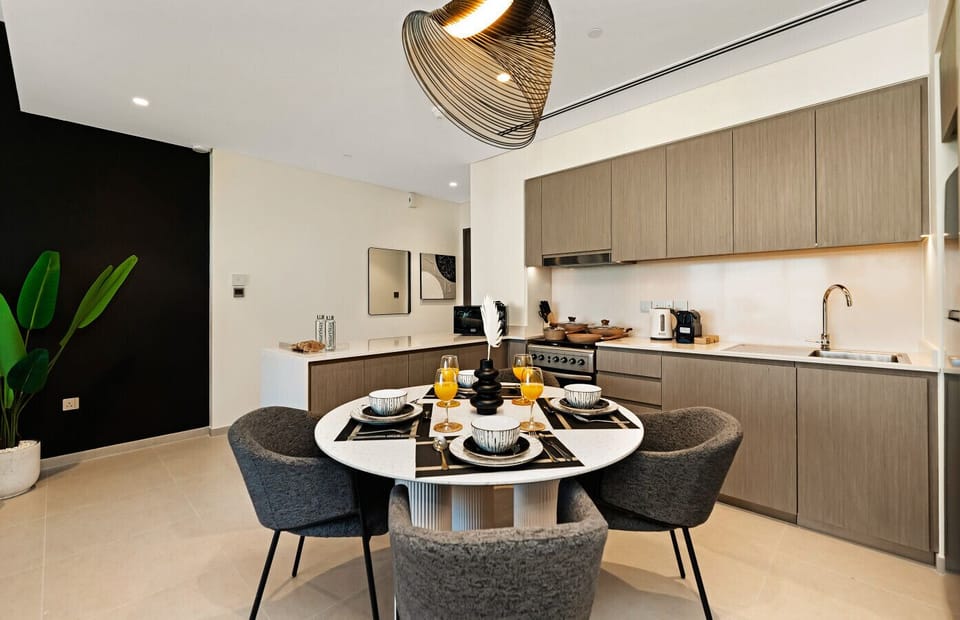 Fully Equipped Modern Kitchen and dining