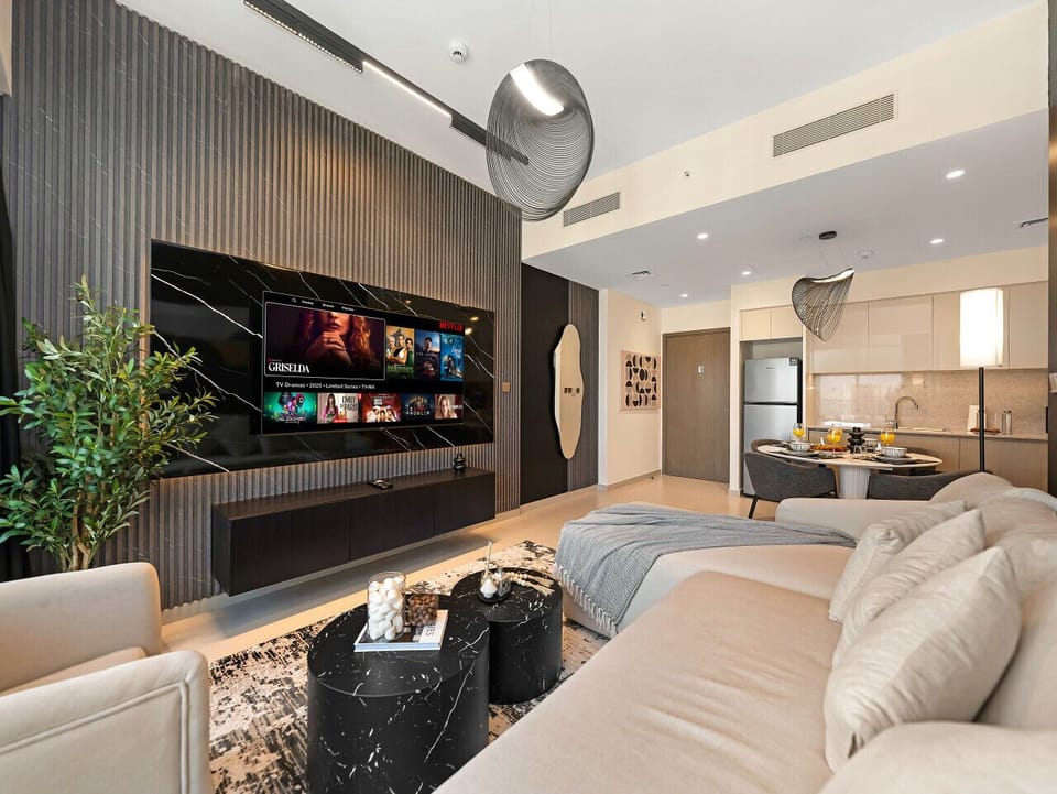 Relax and stream your favorites on the Smart TV
