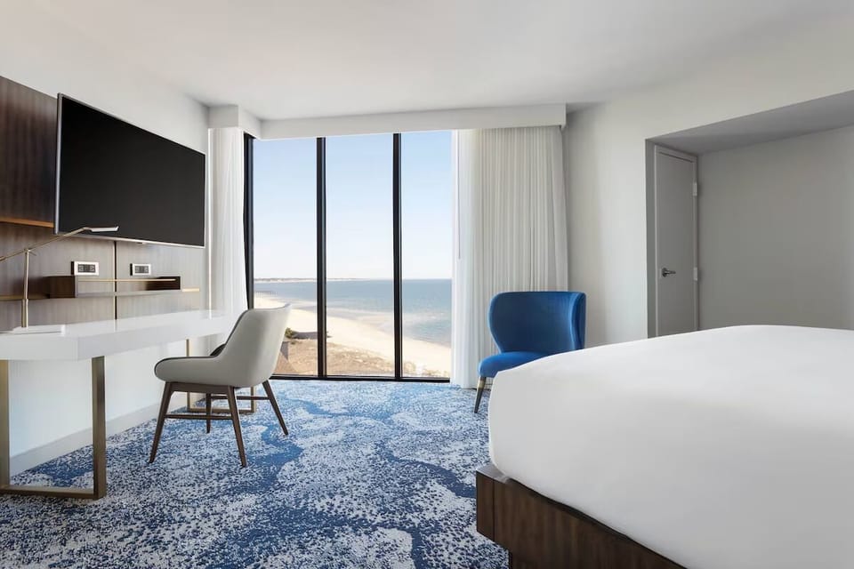 Gaze out at endless ocean from your peaceful retreat.