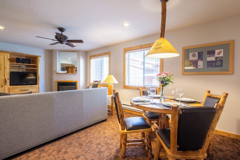 Sink into plush cushions and enjoy a cozy movie night.