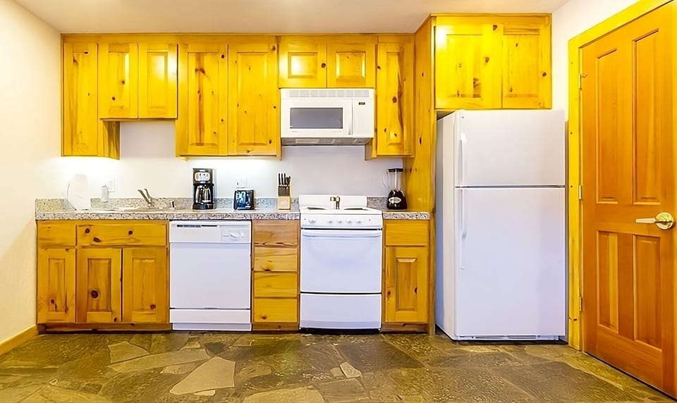 Whip up family favorites in a bright, fully equipped kitchen.