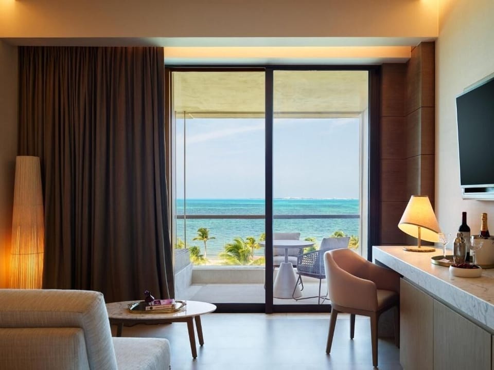 Wake up to ocean breezes from your private balcony view.