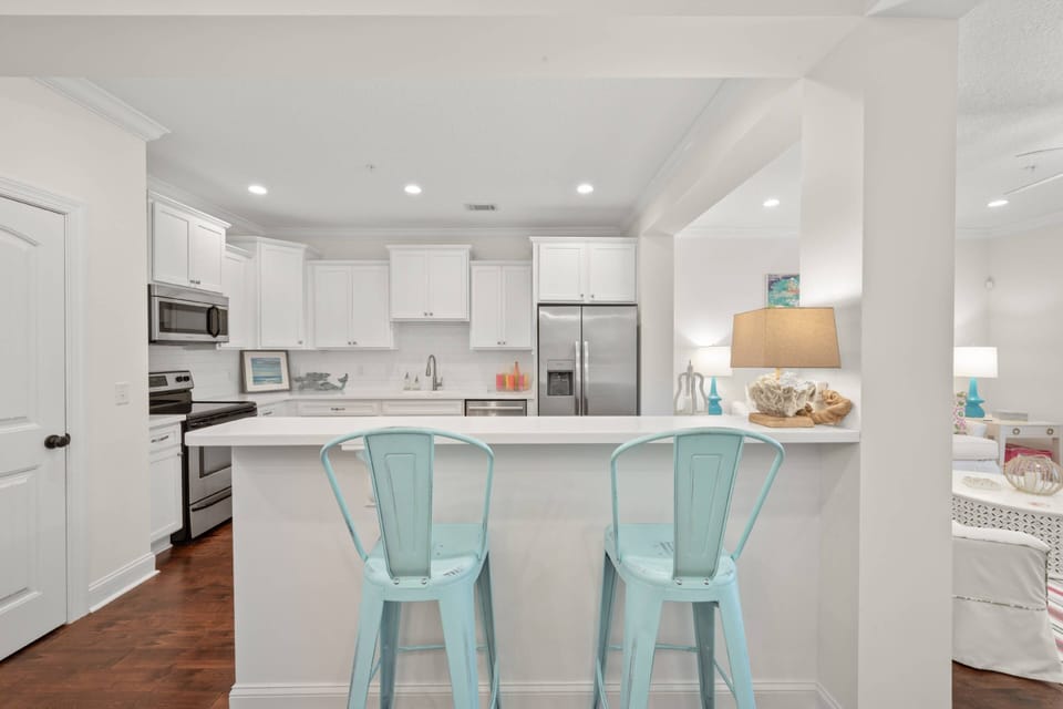 Sit at the bar and watch someone else cook for a change!