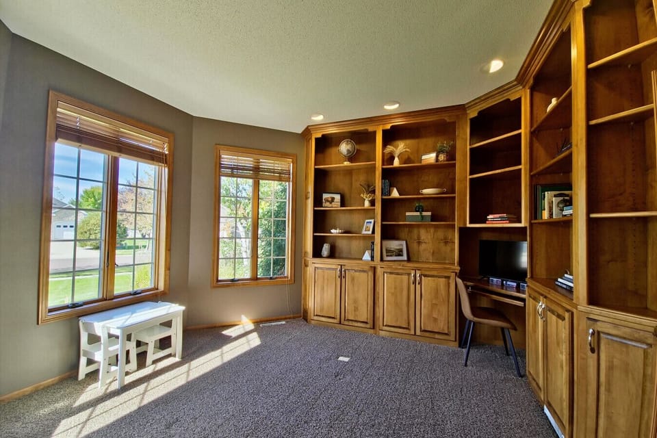 Kids Room w/ Built In Desk for Remote Workers