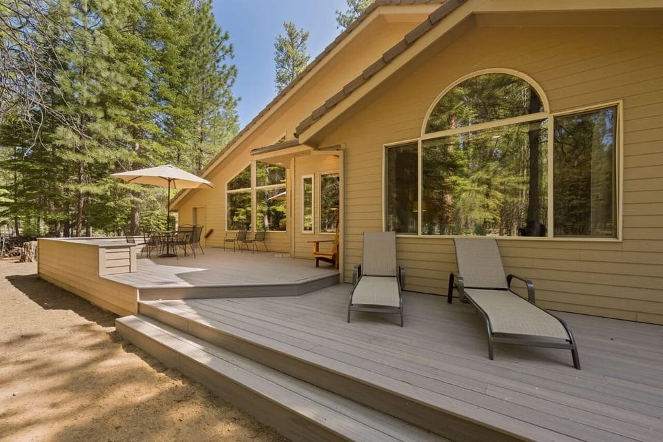 Back yard deck