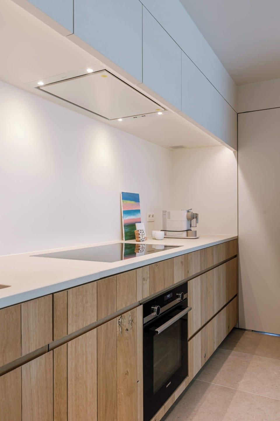 Spacious cooking area