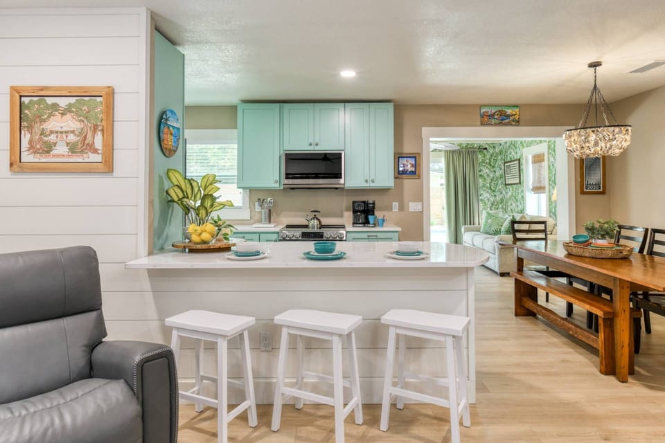 The open concept living space is perfect for gathering together and making memories with family and friends.